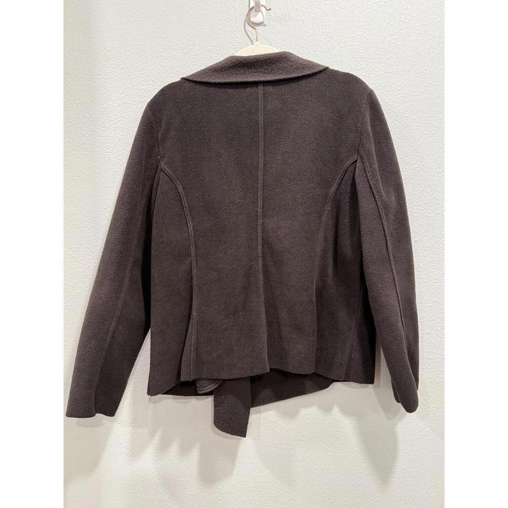 Vintage Coldwater Creek Chocolate Brown Fleece Jacket, Women's Large - Picture 4 of 5